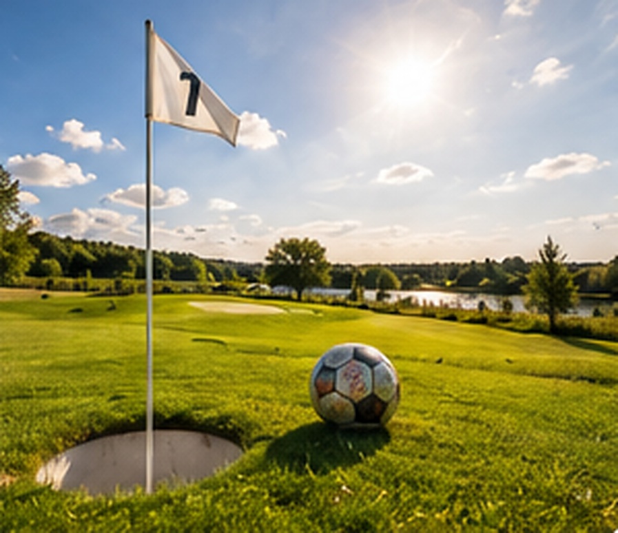 fussballgolf fahne